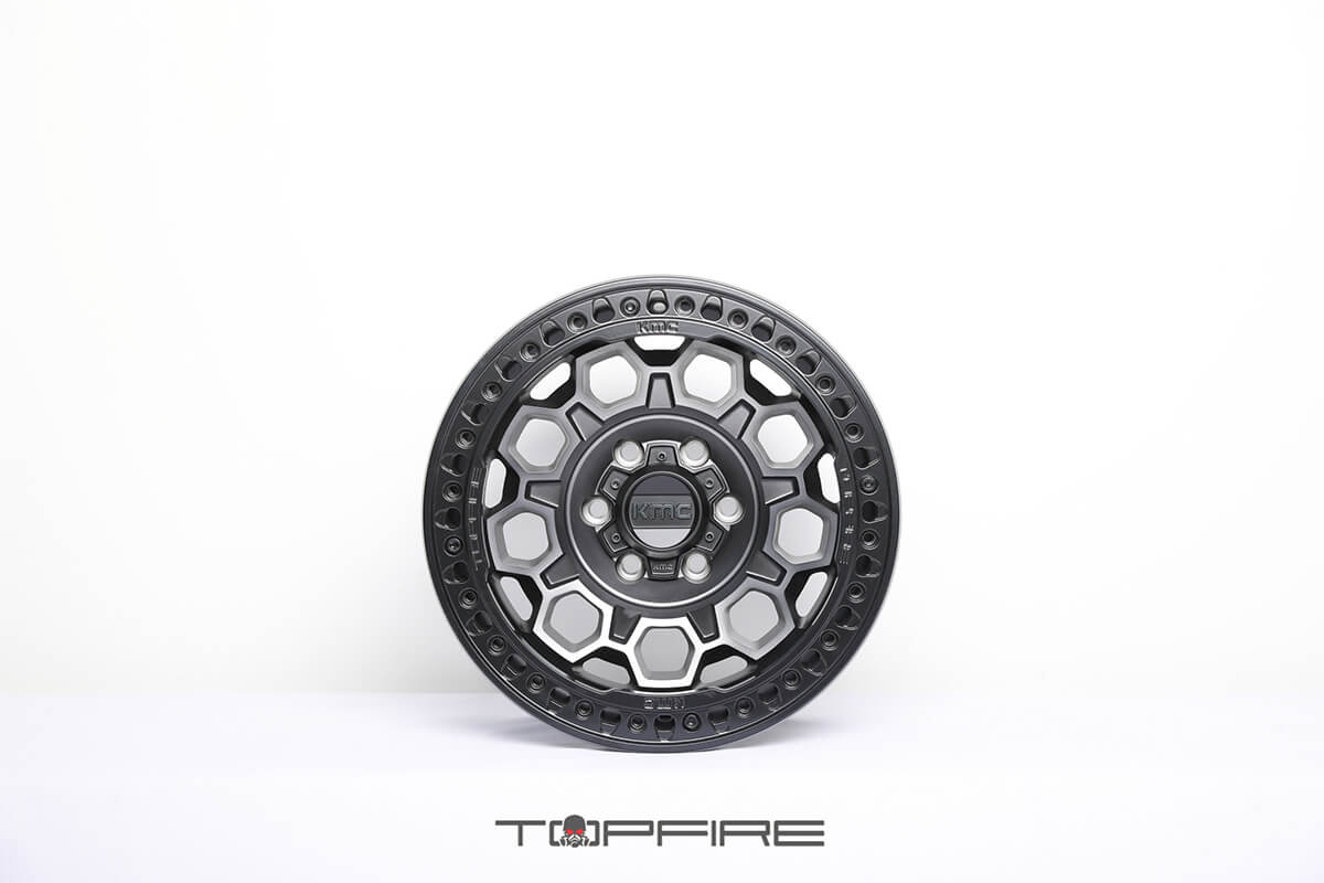 TOPFIRE&KMC245防脱圈蜂巢 枪灰